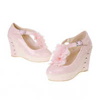 Cuñas Lolita rosa, azul o blanco / Lolita Wedges pink, blue or white LS022