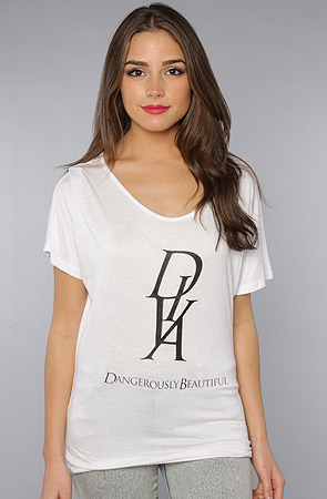 The Diva Tee in White