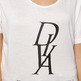 The Diva Tee in White - Thumbnail 1