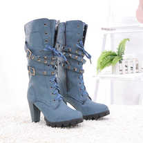 Botas Altas azul,negro o marron/ High Boots blue,black or brown LS028
