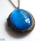 "Snozzberry" Large Antiqued Ornate Photo Locket Necklace - Thumbnail 2