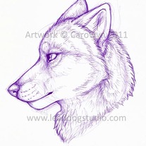 Portrait In Purple - Original