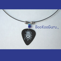 KISS Ace Frehley Guitar Pick Necklace, Original Design, Texas Artisan Crafted