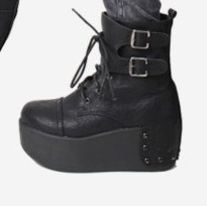 Zapatos Plataforma negro o marron/ Platform Shoes black or brown LS061