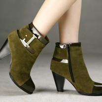 Botines verde o negro \ Ankle Boots green or black LS064
