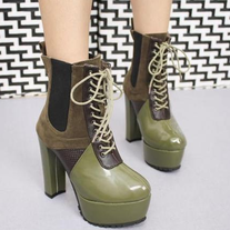 Botines verde,marron o negro \ Ankle Boots green,brown or black LS066