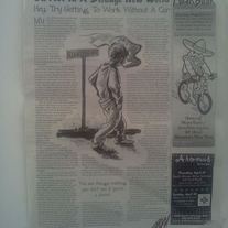 Signed, one-of-a-kind copy of "On Foot in a Strange New World" by P. H. Madore