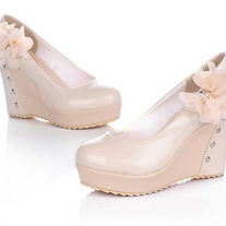 Cuñas Lolita rosa o azul / Lolita Wedges pink or blue LS081