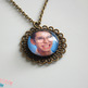 Martin Starr as Bill Haverchuck from Freaks and Geeks Antiqued Brass Necklace - Thumbnail 1