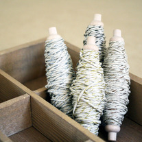 Metallic twine spool