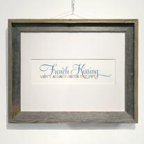 French Kissing (Framed)