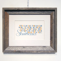 Strawberries (Framed)