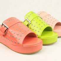Sandalias Plataforma / Wedges Shoes Peep Toe LS194