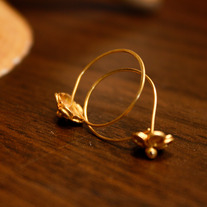 Pinhook Tiny Goldfill Hoop Earrings