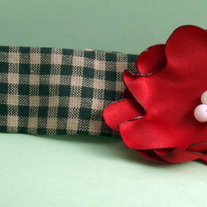 Country Christmas Upcycled Headband