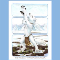 Matted "More Snow" Print