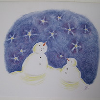 Snowfolk Note Card