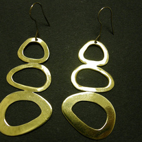 Brass Earrings 