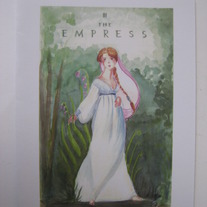 The Empress Tarot Note Card