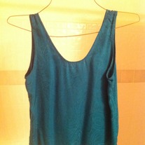 Vintage silk crop top