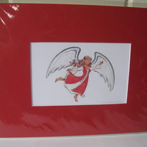 Little Red Angel- 8x10 Print