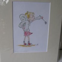 Little Miss Fairy Girl- 8x10 Print