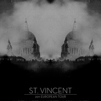 St. Vincent // European Tour Poster // November 2011