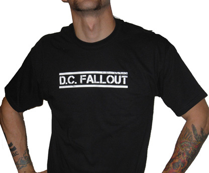 mens DC Fallout logo T