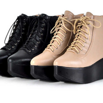 Zapatos Cuña Corse / Corset Wedge Shoes LS299