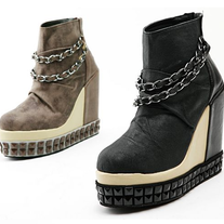 Zapatos Cuña Cadenas / Chains Wedge Shoes LS300