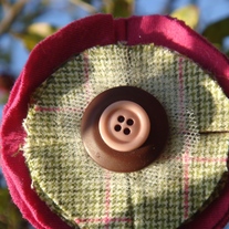 University Charm: Upcycled Hair Clip/Pin