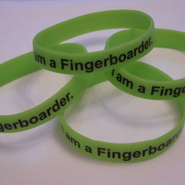 I Am A Fingerboarder Bracelet