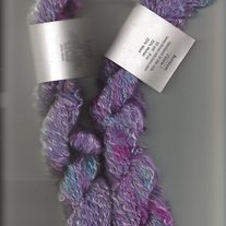 Pretty Pony Hand Spun Mohair Purple Yarn