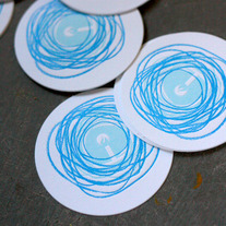Letterpress Coasters: Hannukah s/10