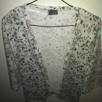 Urban Outfitters floral open cardigan