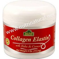 Collagen Elastin with Baba de Caracol (Snail Gel) 4oz cream by Alfa Vitamins 
