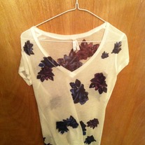 Urban Outfitters sheer v-neck