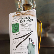 DIY Vanilla Extract Tags