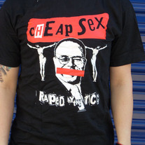 CHEAP SEX "RAPED BY THE FCC" T-SHIRT