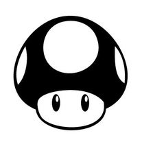 Mario Mushroom Decal