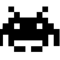 Space Invader Decal