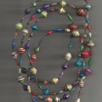 52" Ugandan Paper Beads