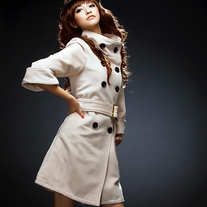 Abrigo blanco,rojo o negro / Coat white,red or black WF001