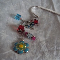 Flower and Dragonfly Bookmark