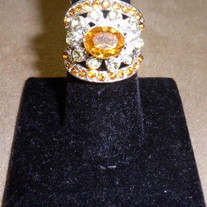 Amber Elegance Ring 