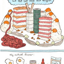Nest Year's Girl - Sushi City Print
