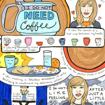 Next Year's Girl - I Don't Need Coffee Print