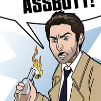 Hey Assbutt! Supernatural Print