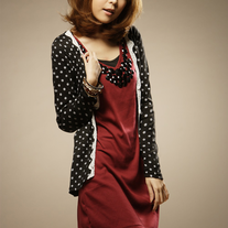 Vestido rojo o negro/Dress red or black WF028