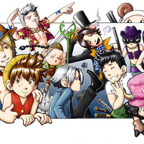 One Piece + Reborn Crossover Print